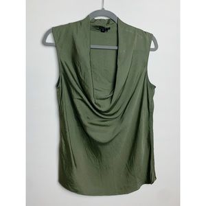 THEORY | Silk Scoop Neck Top